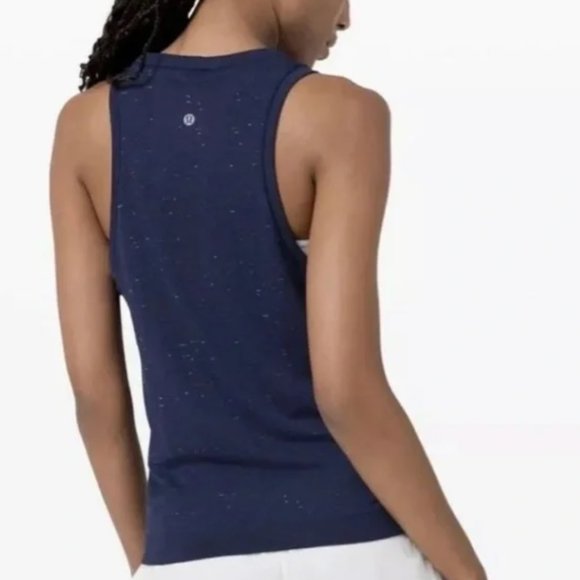 Lululemon Swiftly Tech Racerback Tank Relaxed Fit Cosmic Shift Hyper Blue size 8 - Picture 2 of 8